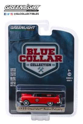 Chevrolet sedan delivery *marvel mystery oil* blue collar collection series 5, red/black 1955