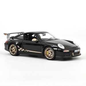 Porsche 911 GT3 RS 2009 Black und white gold metallic