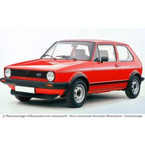 VW Golf GTI 1976 Mars Red