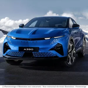 Alpine A390 GTS 2026 Alpine Vision Blue and Black