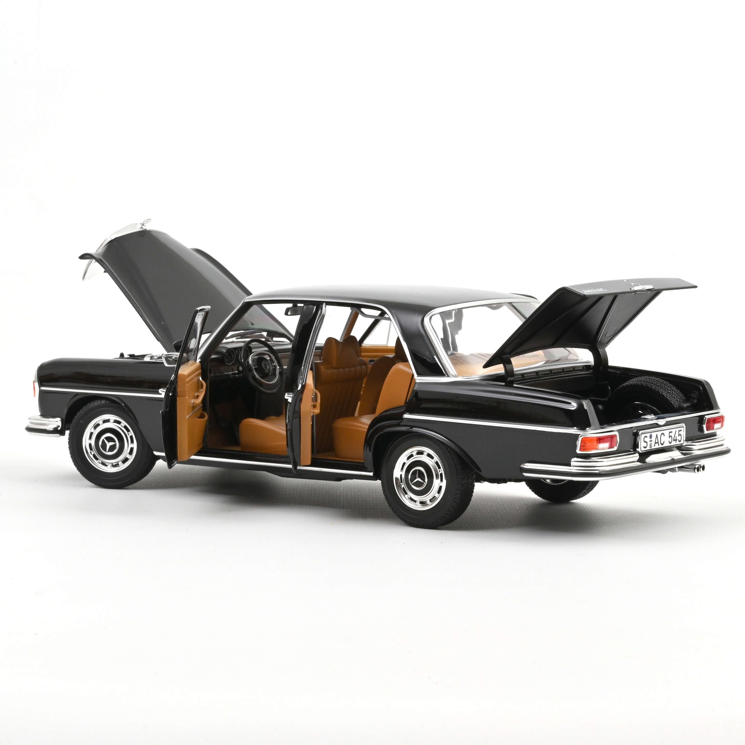 Mercedes-Benz 280 SE 1968 Black – Bild 2