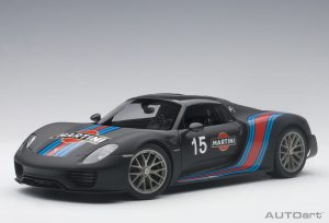 Porsche 918 Spyder Weissach Package (Matt Black with Martini livery)