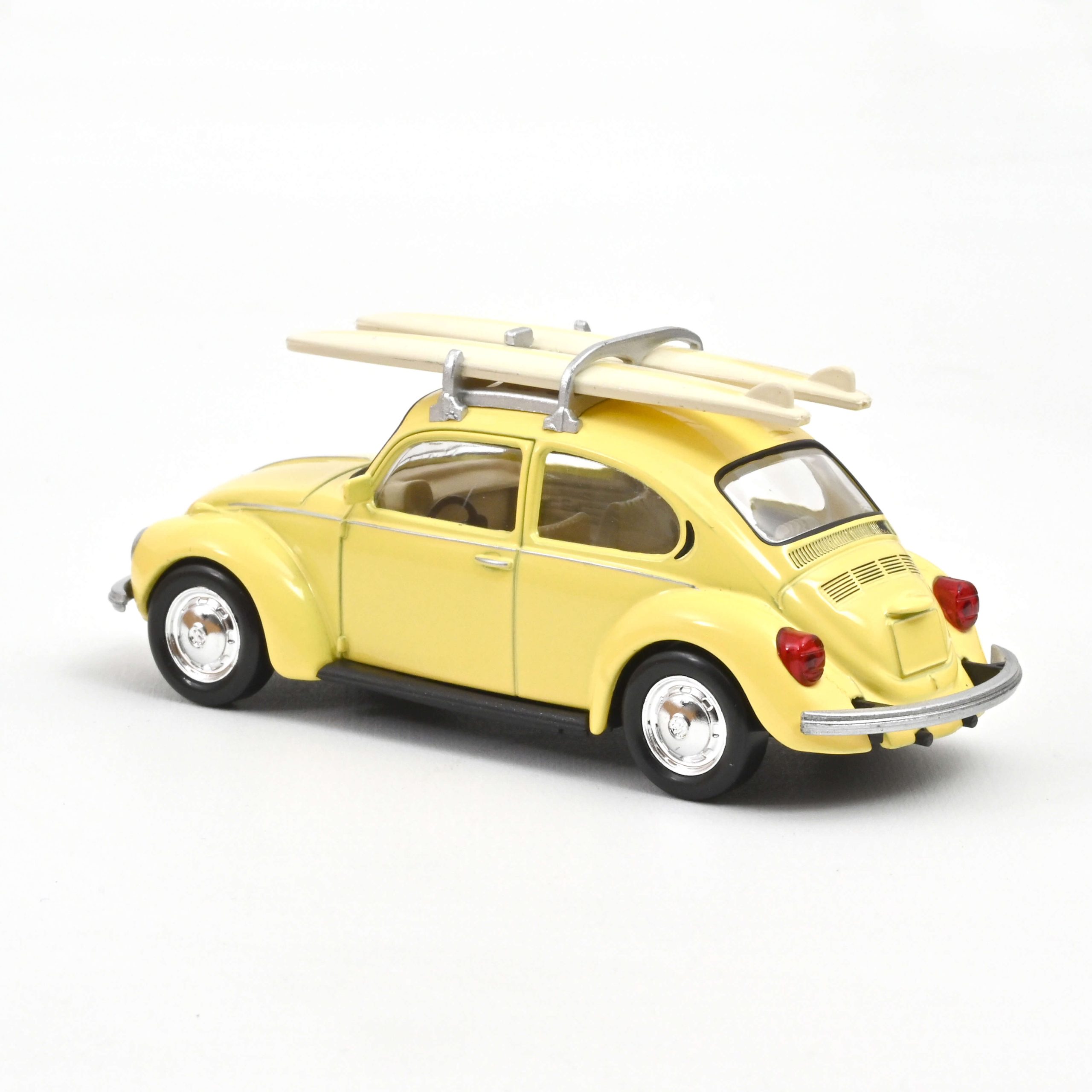 VW Beetle 1303 1973 Pastel Yellow with Surfboards Jet-car – Bild 4