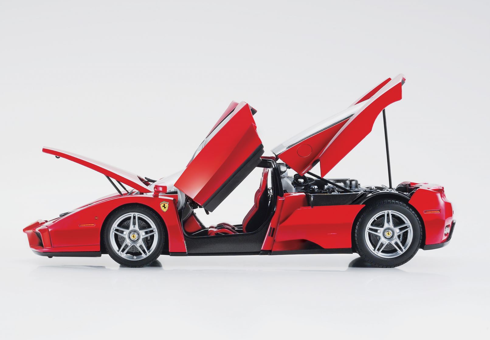 Ferrari Enzo open diecast Rosso Corsa - Silver wheels - Luxury pack – Bild 8