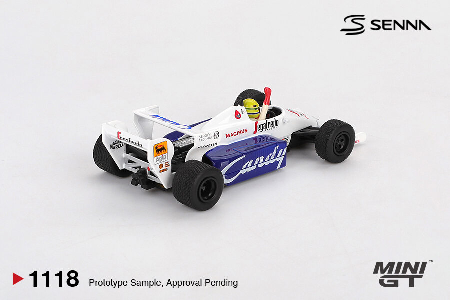 Toleman TG184 #19 Ayrton Senna 1984 Monaco Grand Prix 2nd Place – Bild 2