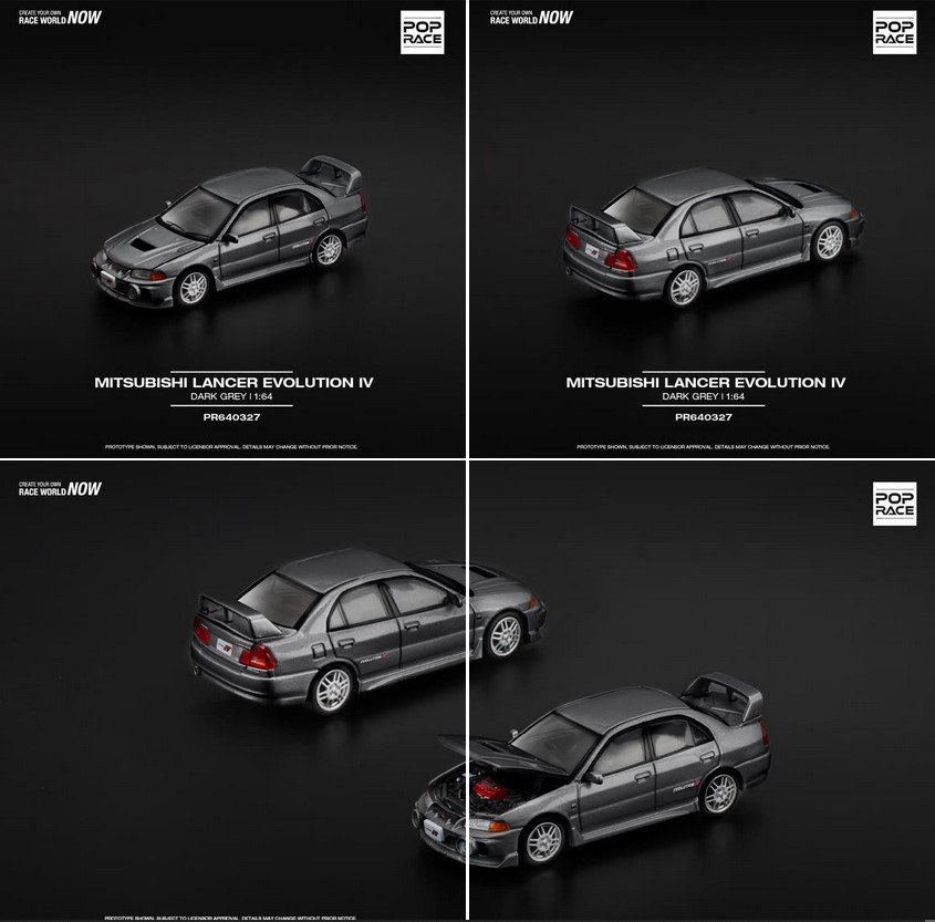 Mitsubishi Lancer Evolution IV, dark grey – Bild 2