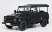 LAND ROVER DEFENDER 90 SHORT WITH REAR COVER BLACK 2016