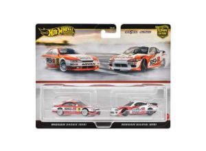 Nissan 240SX (S14) & Nissan Silvia (S15)set, white/red