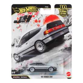 Honda CRX, silver, 1988