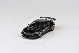 Liberty Walk BMW i8 LHD, black/gold rims 2018