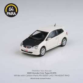 Honda Civic Type R EP3, white with carbon hood 2001