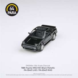 Toyota MR2 MKI, black with pop up lights 1985