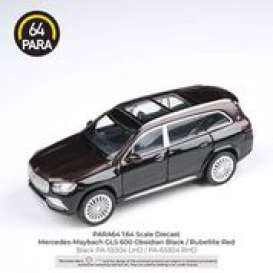 Mercedes Maybach GLS, Obsidian Black/Rubellite Red